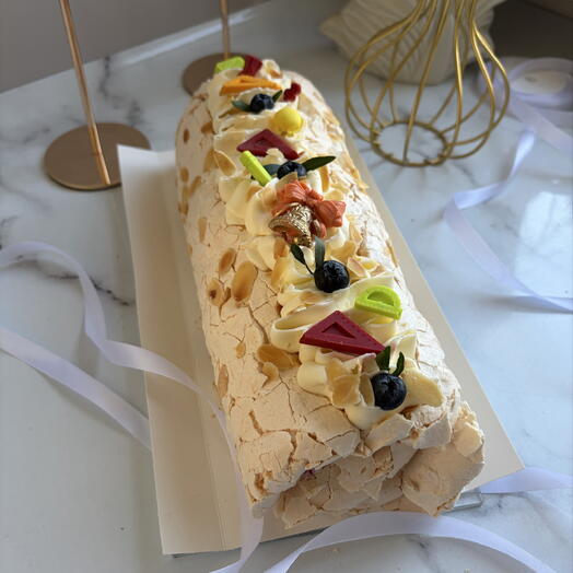 Меренговый рулет «Последний звонок»