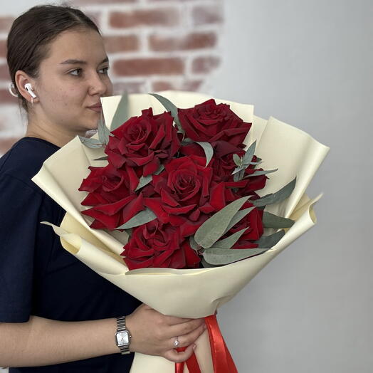 Моно букет из французских роз