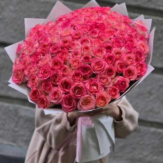 101 роза розовая для любимой 💕