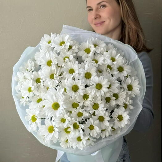 Большой букет из ромашек (11 шт)