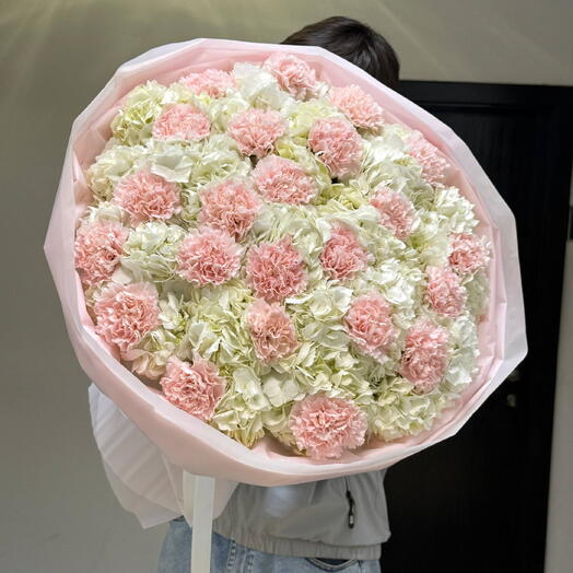 🌸🍧Невероятное зефирное облако из гортензий и кружевных диантусов! 🍧🌸