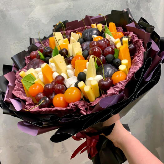 Сырный букет /6 сыров🧀с виноградом 🍇