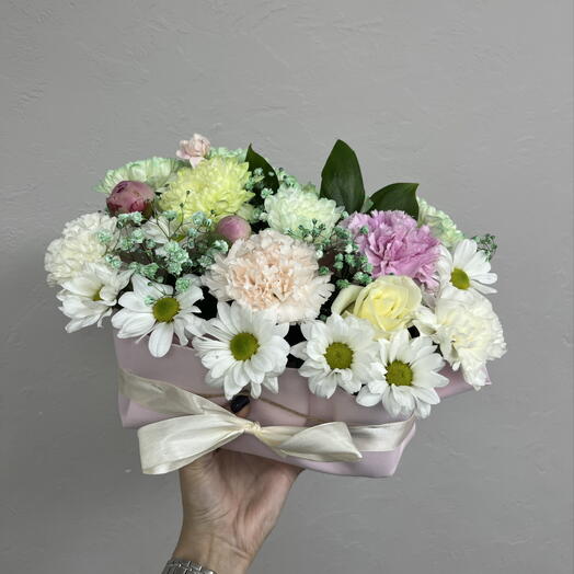 Композиция из хризантемы 💕🤍
