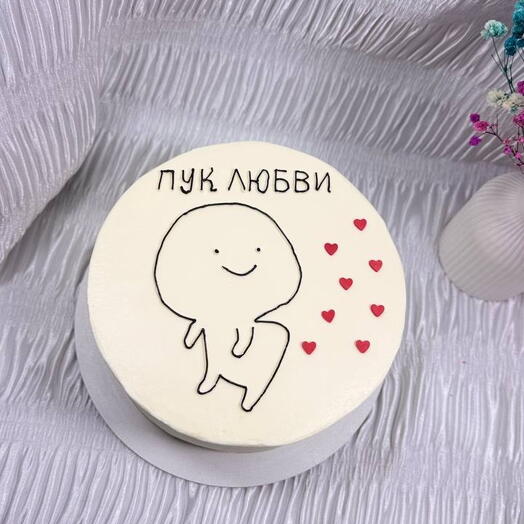 Торт 1,2 кг пук любви