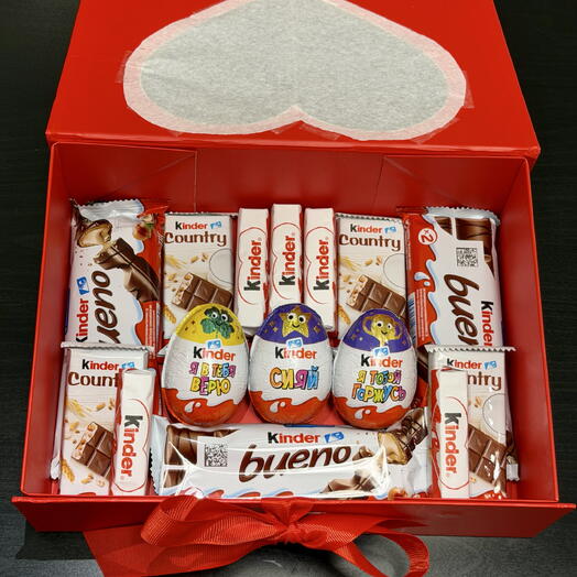Подарочный набор Kinder / С поджигом сюрприз