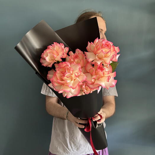 Букет из французских роз джумилия🌺