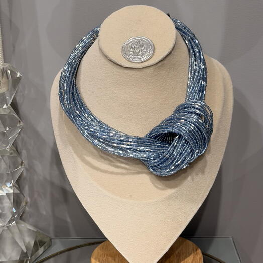 Колье «NODO DELLA BUGOLA – AZZURRO»