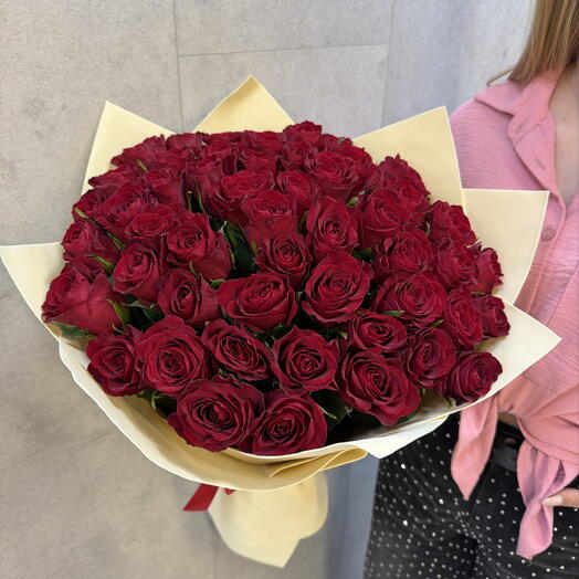 Букет из 51 розы красной