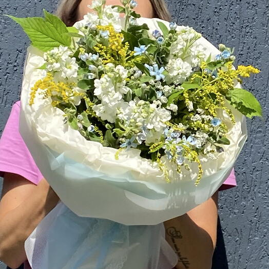 Букет с незабудками «Полевой»🦋