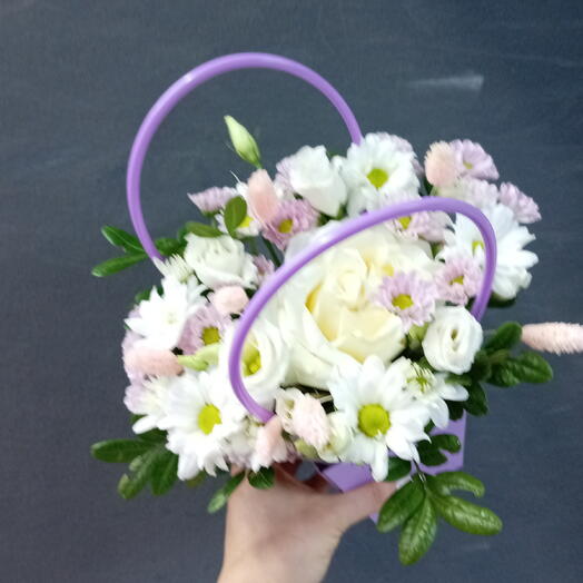 Композиция Полевая мини💐🧺💖