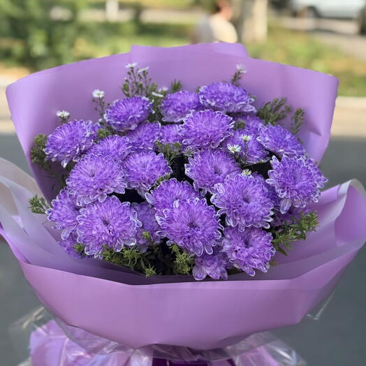 Букет из хризантем