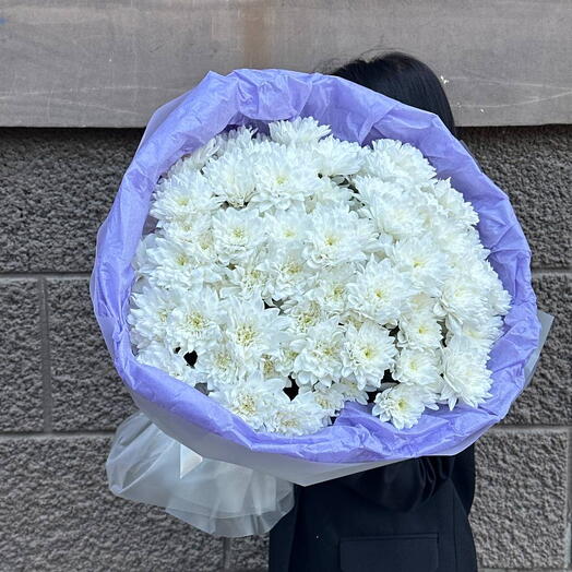 Букет из 15 веток хризантемы "Балтика"
