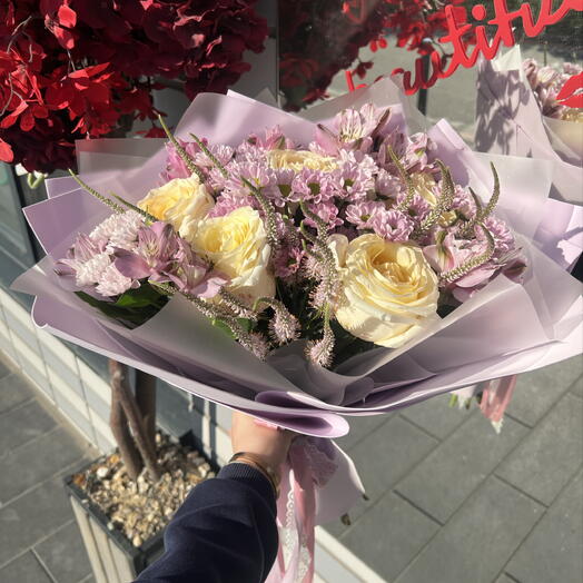 Букет Сиреневый закат💜