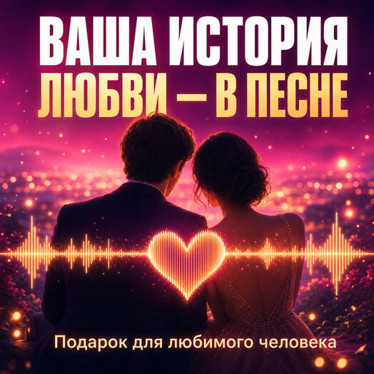 Подарочный сертификат песня для любимого человека