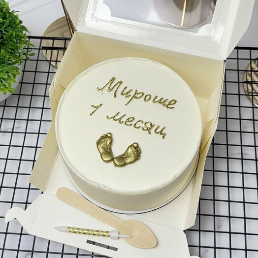 Бенто-торт на 1 месяц детский