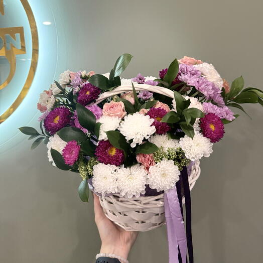корзина с цветами