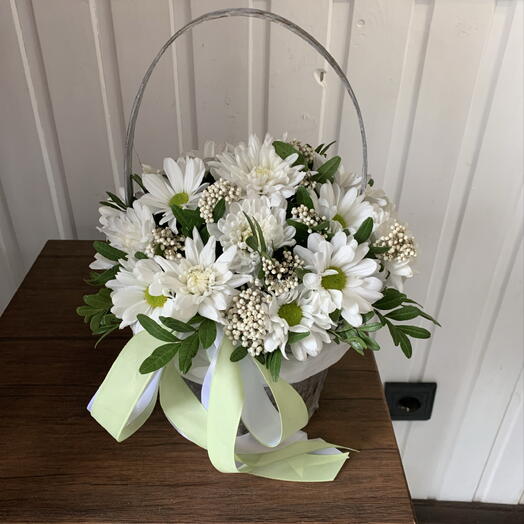 Цветы в корзинке💐