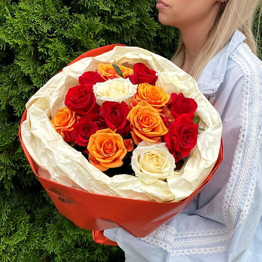 ​Осенняя пора 15 роз