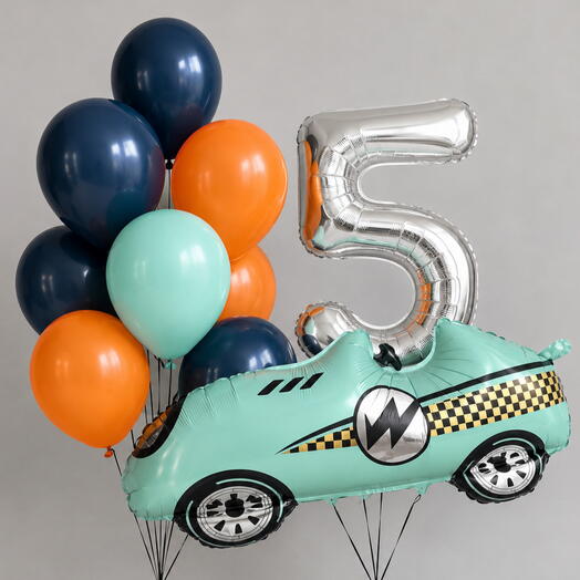 Набор воздушных шаров «Гонщик» 🏎️🏁