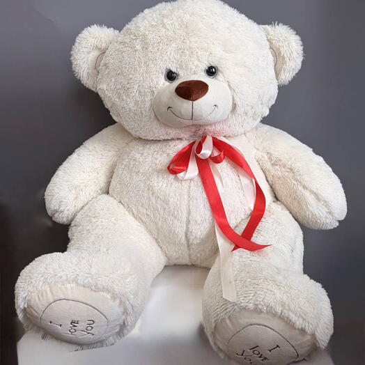 Мишка белый большой 🧸
