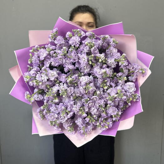 Ароматный букет с лавандовой маттиолой 💜