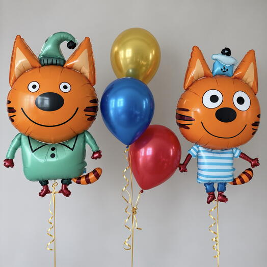 🎉🐱Набор воздушных шаров «Три кота»