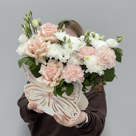 Композиция «Нежная бабочка»🌸