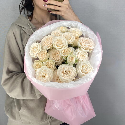 Кустовая пионовидная роза 🩰💫💕 5 шт