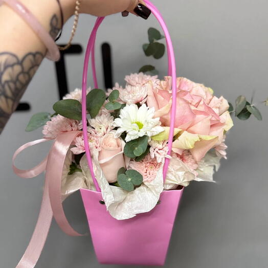 Сумочка с цветами 🌸
