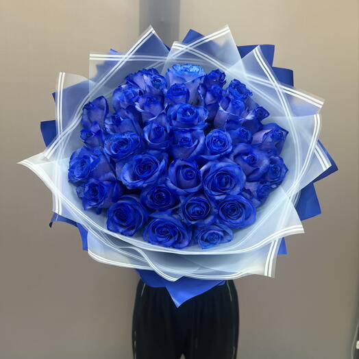35 синих роз 💙