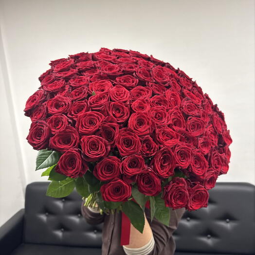 Красные розы 101 шт🌹🌹🌹