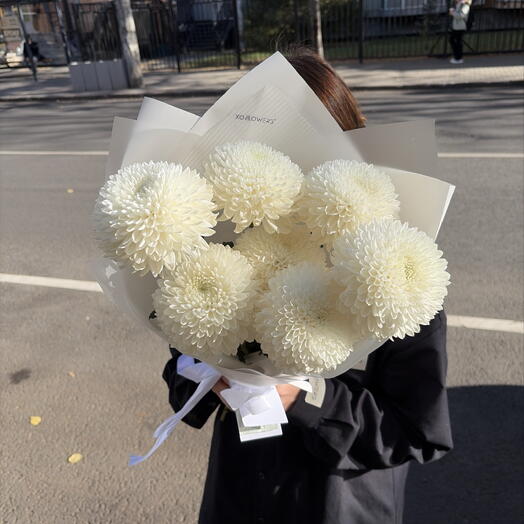 Букет «Зефирные хризантемы» от XOFLOWERS