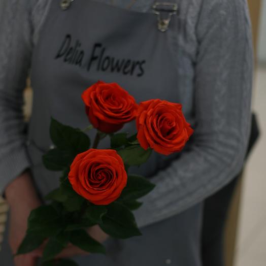Ramo de tres rosas "Nina"