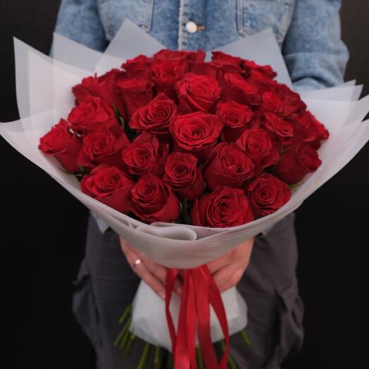 Bouquet of 41 red roses
