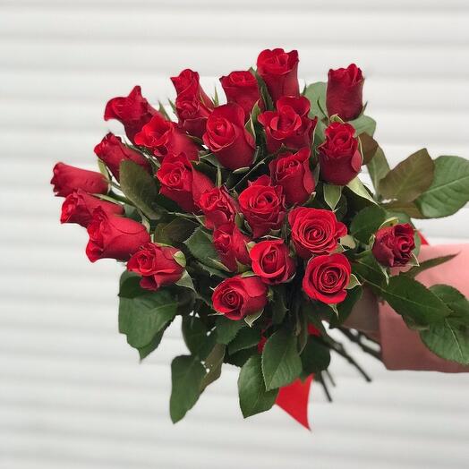 Bouquet of 25 roses of Kenya Standard 40 cm