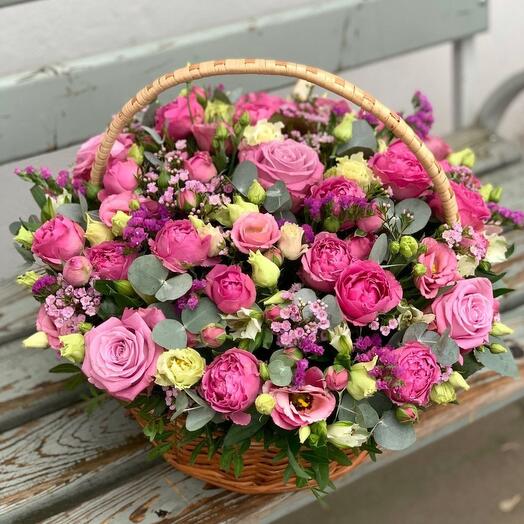 Cesta de flores