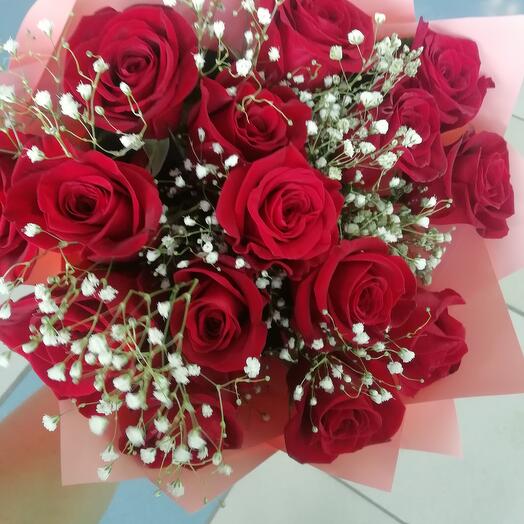 ramo de 15 rosas