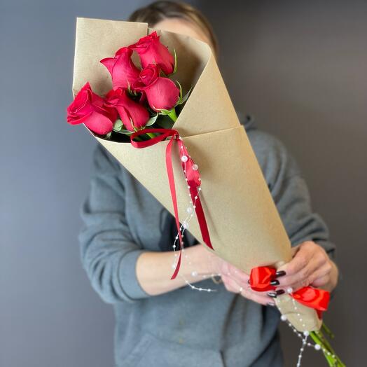 ✅5 rosas en la elaboración