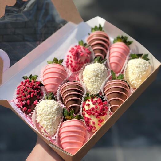 Fresas cubiertas de chocolate