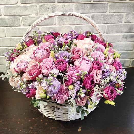 Cesta de flores