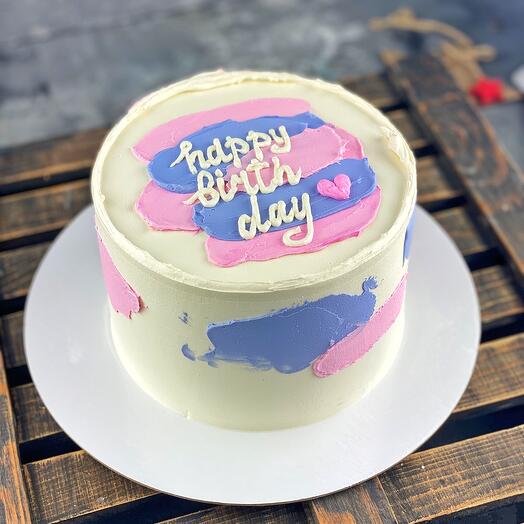 Торт happy birthday