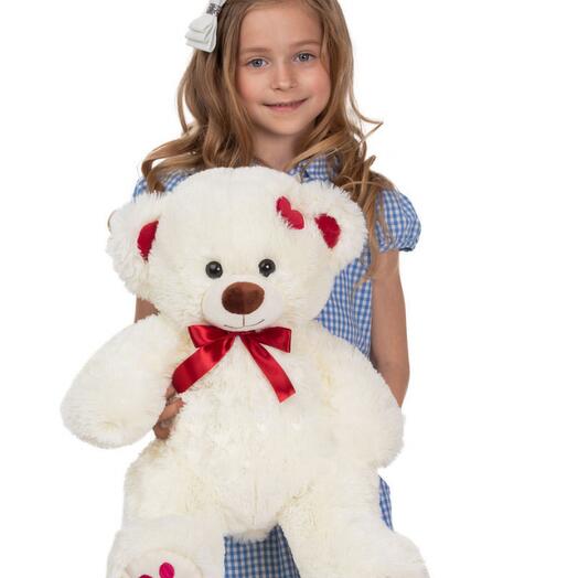 Oso de peluche De juguete Sam 50cm Lechoso