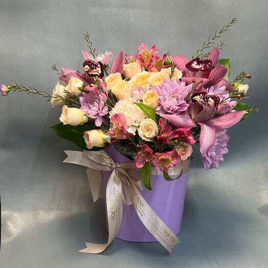 Цветы в коробке 47