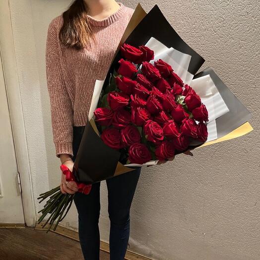 Розы 25 штук 70 см