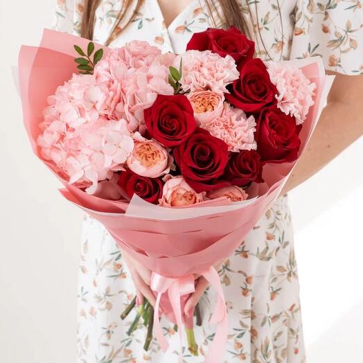 Авторский букет -ДНК СТРАСТИ-  006