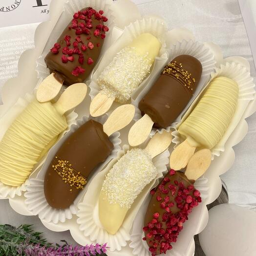 Бананы в шоколаде 8шт