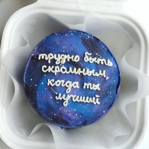 Бенто торт в стиле космос