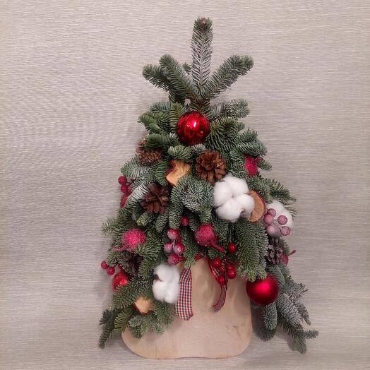 Композиция Елочка в башмачке