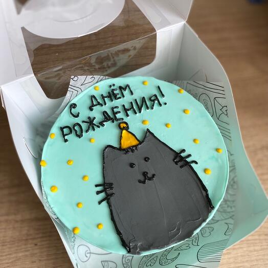 Бенто торт котик