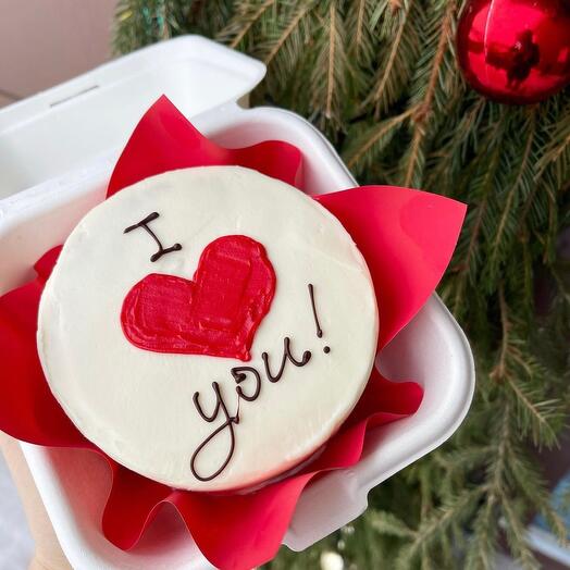 Бенто торт I love you